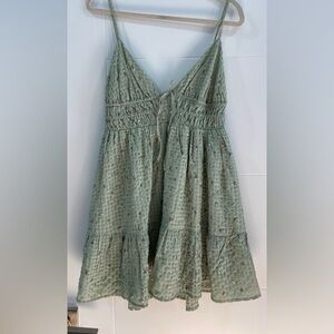 Green Floral Dress